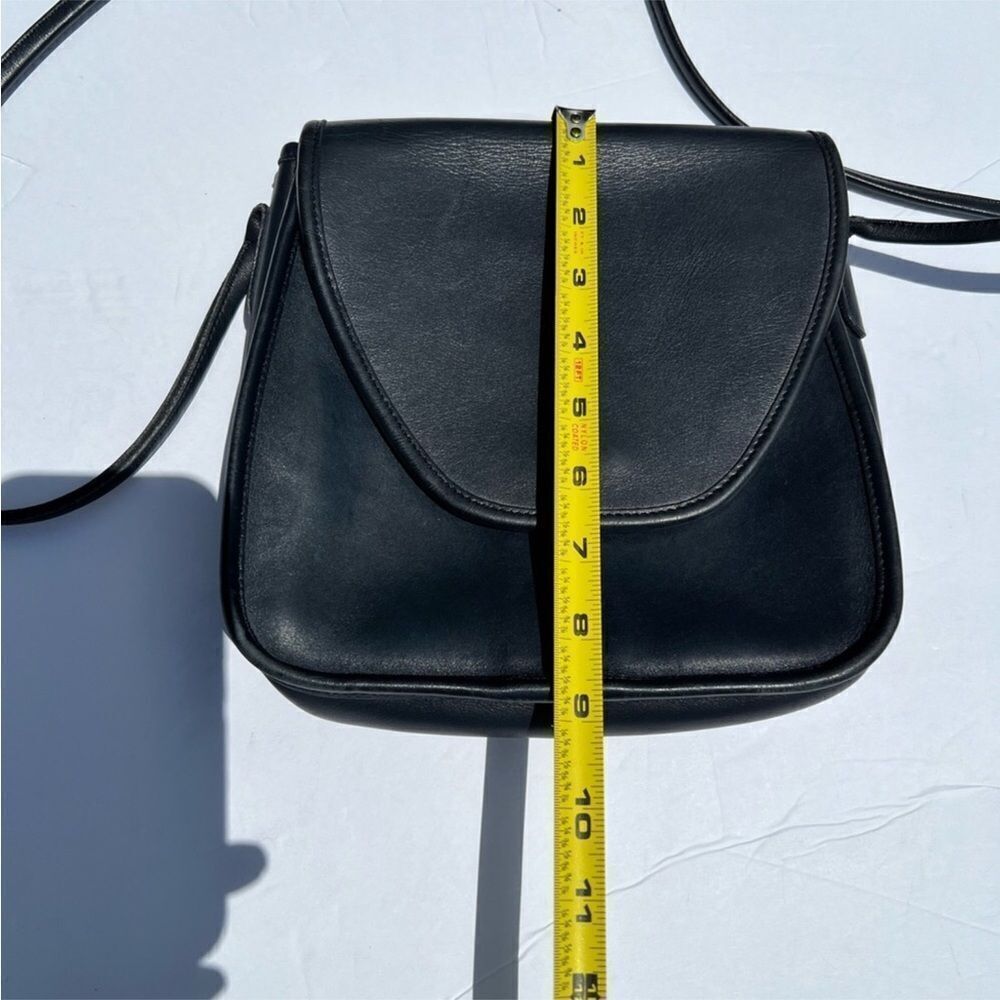 Coach Vintage Navy Blue Geometric Lindsay Crossbody Bag W/Blue Hang Tag - Picture 14 of 16